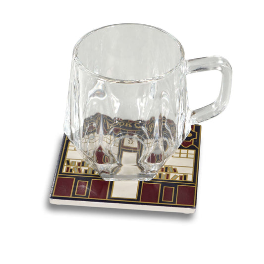 Coaster Ceramic Square - Pulteney Press (Book Club)