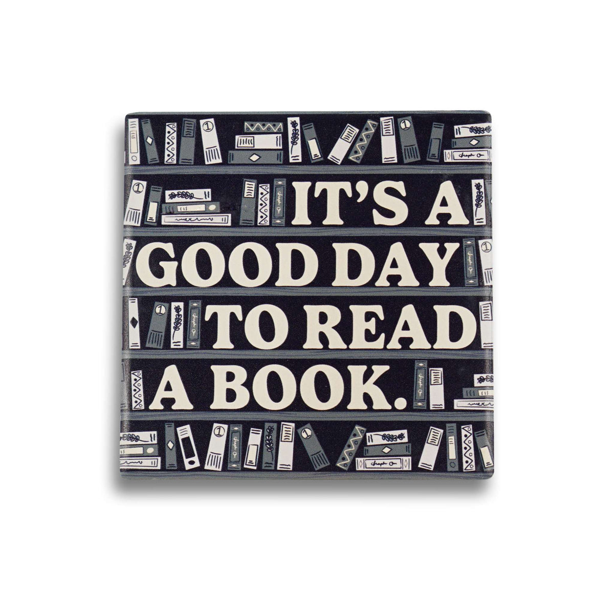 Coaster Ceramic Square - Pulteney Press (Good Day)