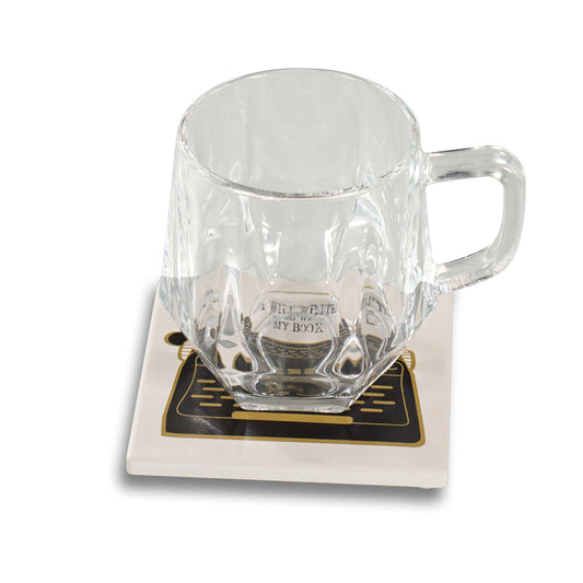 Coaster Ceramic Square - Pulteney Press (I Will Write)