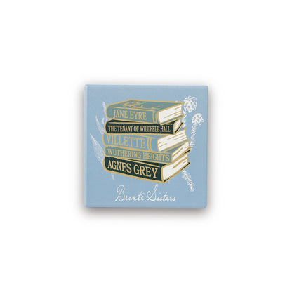 Coaster Ceramic Square - Bronte Sisters (Book Stack)