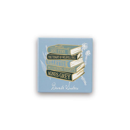 Coaster Ceramic Square - Bronte Sisters (Book Stack)
