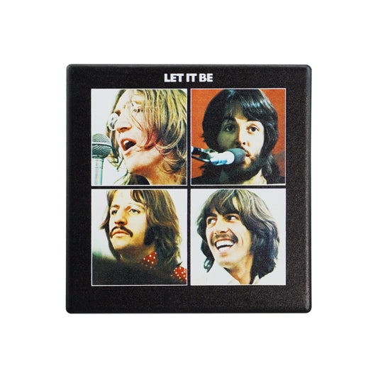 The Beatles Let It Be Square Ceramic Coaster
