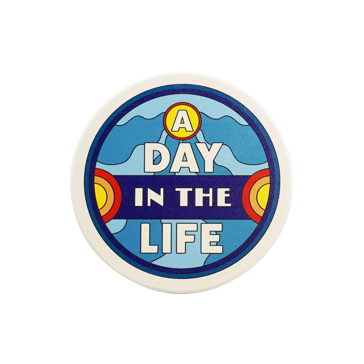 The Beatles A Day in the Life Stoneware Coaster