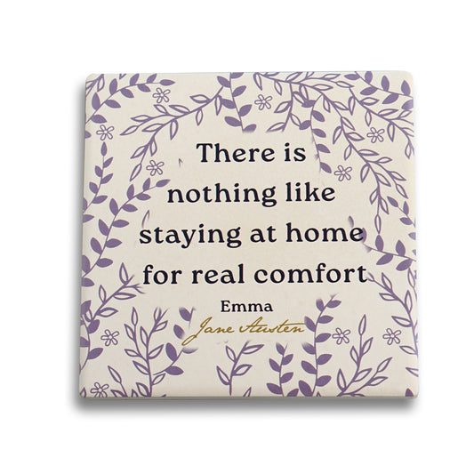 Coaster Ceramic Square - Jane Austen (Emma)