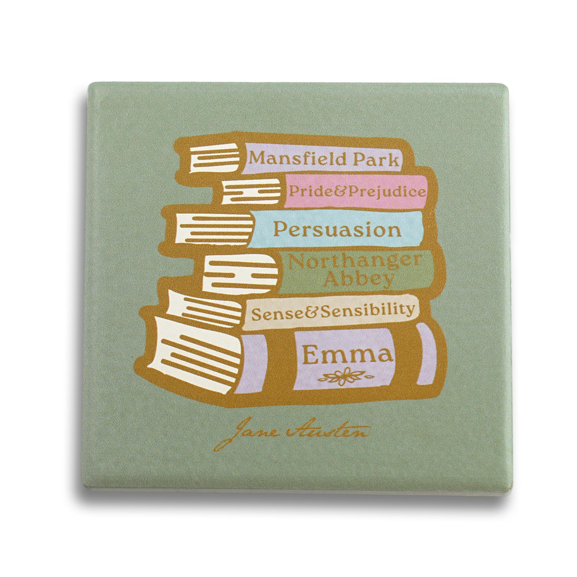 Coaster Single Ceramic - Jane Austen (Books)