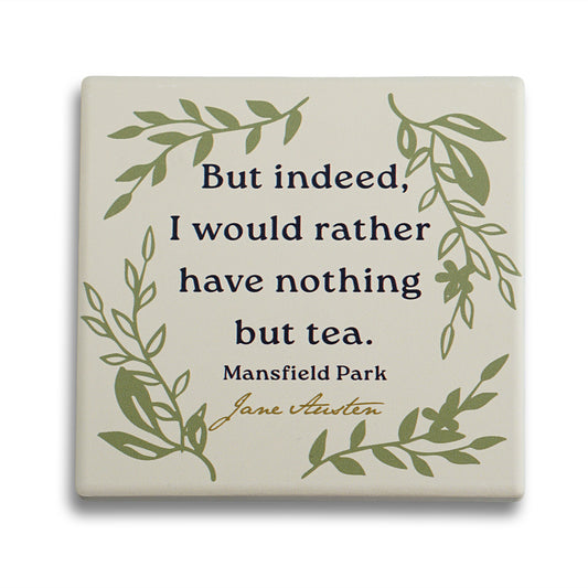 Coaster Ceramic Square - Jane Austen (Mansfield Park)