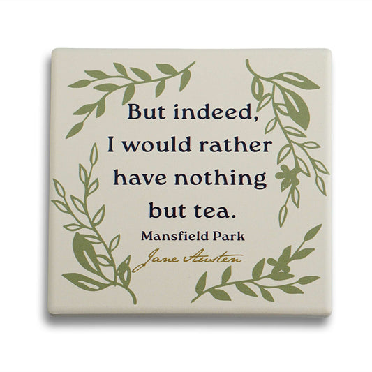 Coaster Ceramic Square - Jane Austen (Mansfield Park)