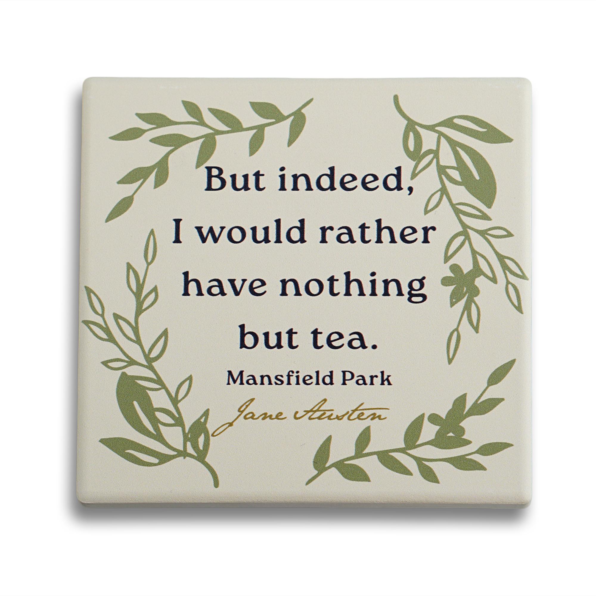 Coaster Single Ceramic - Jane Austen (Mansfield Park)