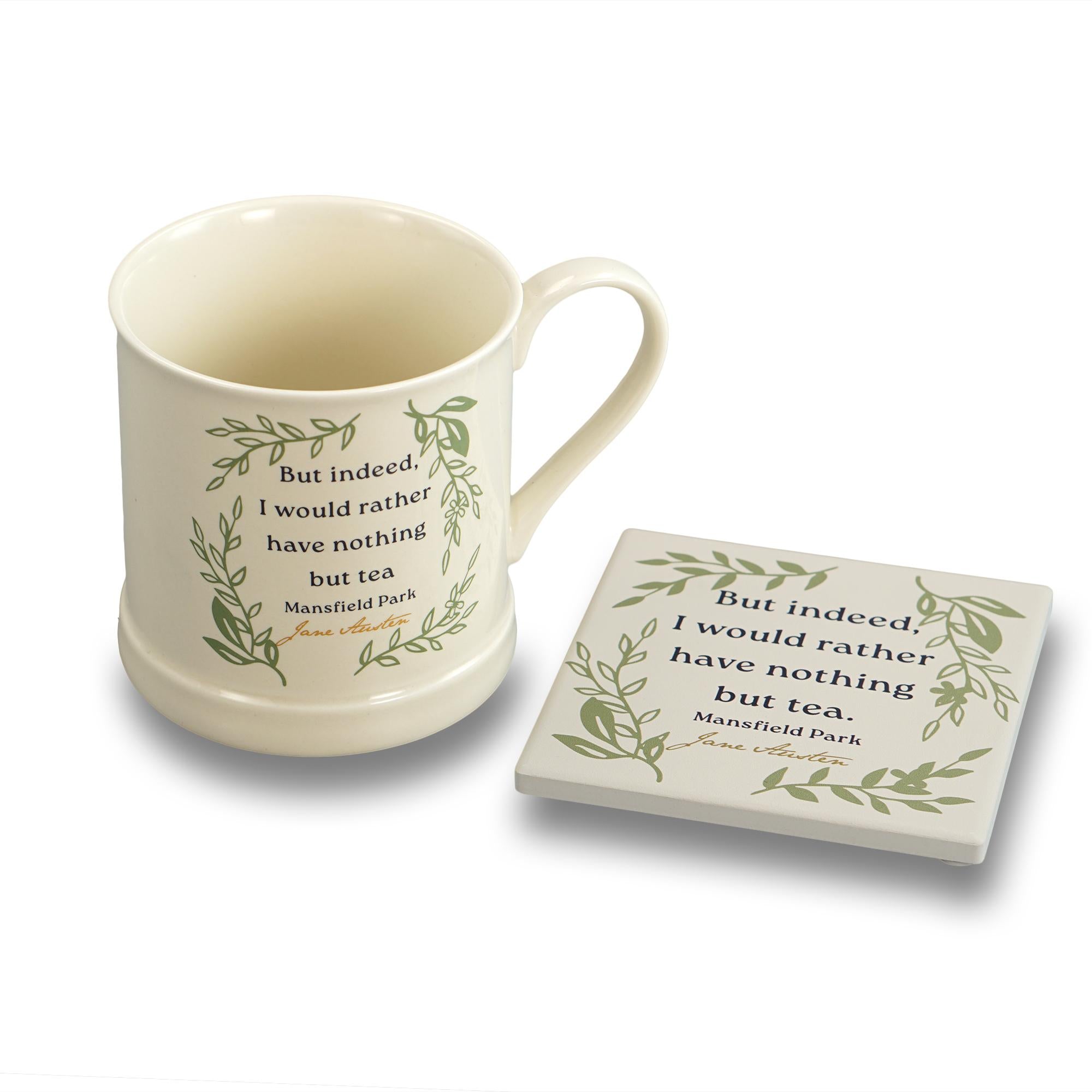 Coaster Single Ceramic - Jane Austen (Mansfield Park)