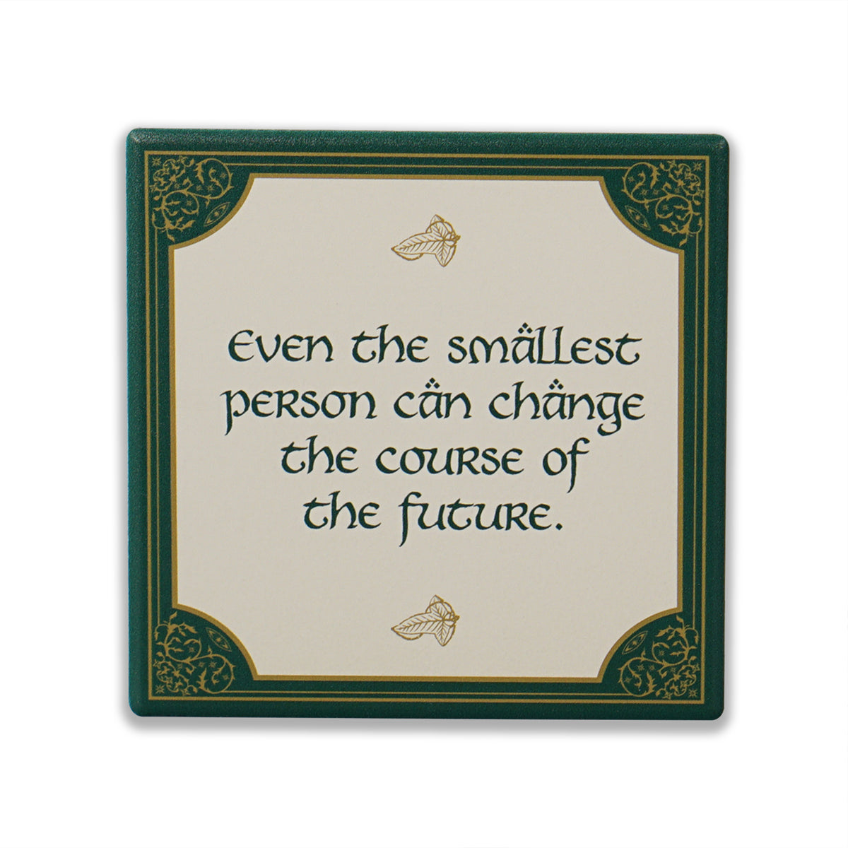 The Lord of the Rings Even the Smallest Person Ceramic Coaster