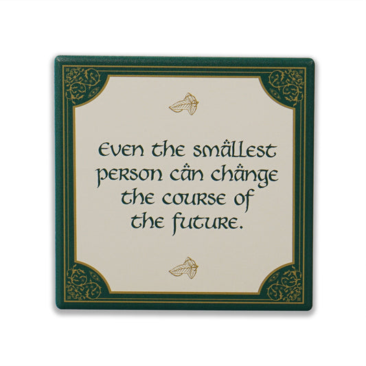 The Lord of the Rings Even the Smallest Person Ceramic Coaster
