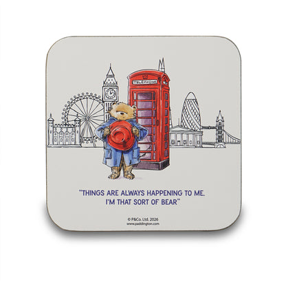 Paddington Bear Telephone Box Single Coaster