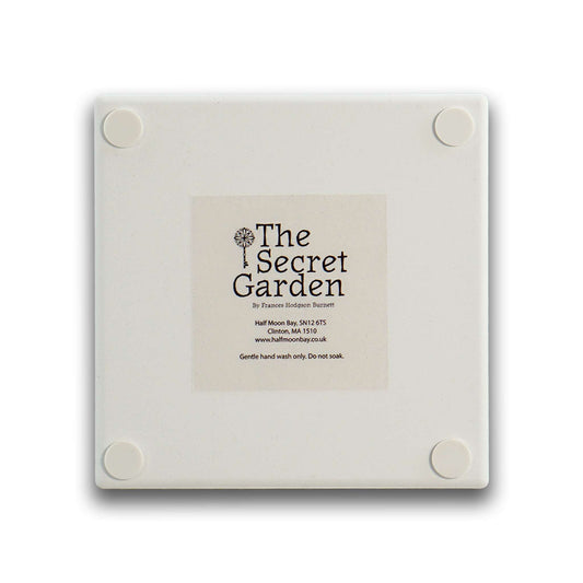 Coaster Ceramic Square -  The Secret Garden (Green)