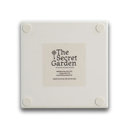 Coaster Ceramic Square -  The Secret Garden (Green)