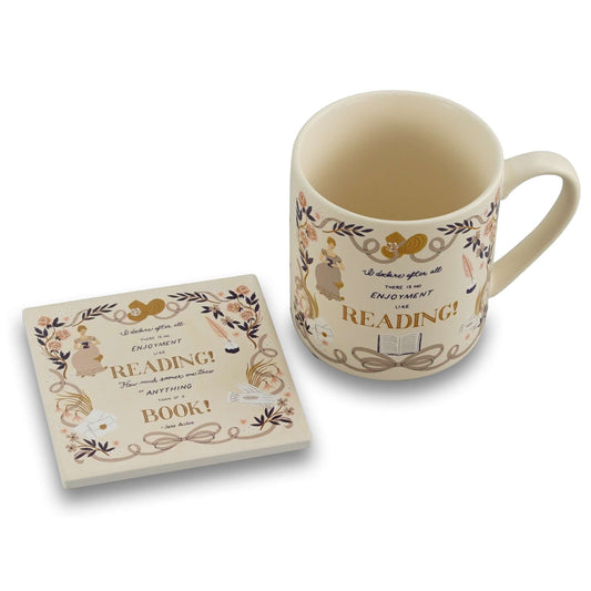Coaster Ceramic Square - Jane Austen (Pride & Prejudice)