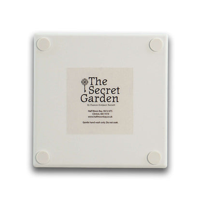 Coaster Ceramic Square - The Secret Garden (Cream)