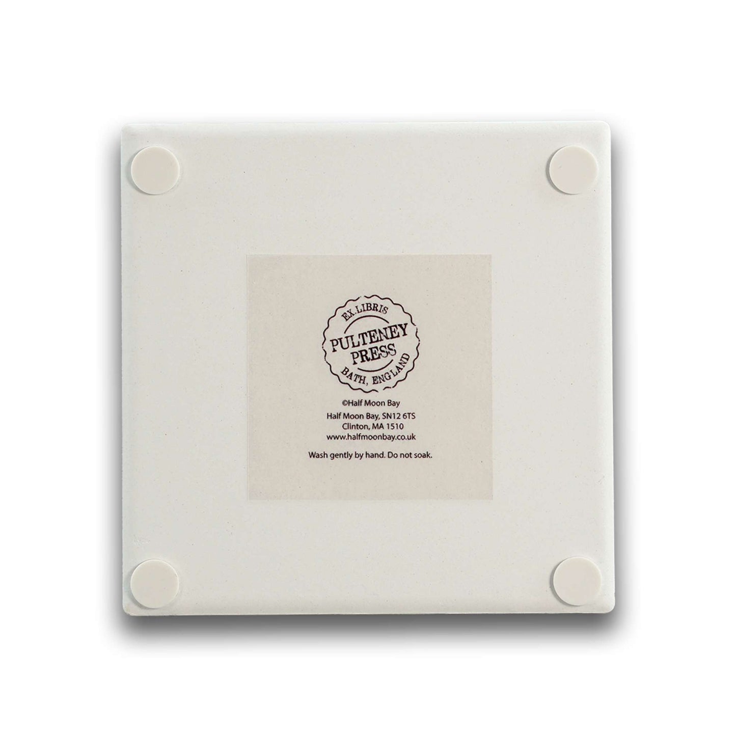 Coaster Ceramic Square - A Book A Day Keeps Reality Away