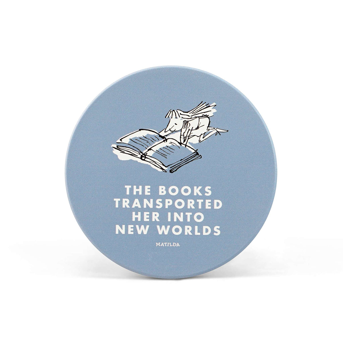 Roald Dahl Matilda Round Ceramic Coaster