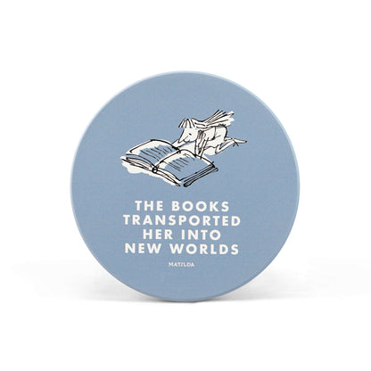 Roald Dahl Matilda Round Ceramic Coaster