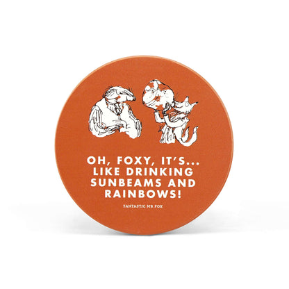 Roald Dahl Fantastic Mr Fox Round Ceramic Coaster