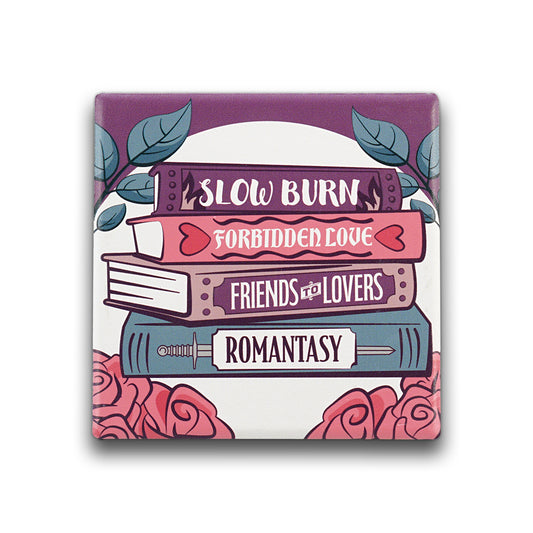 Romantasy Square Ceramic Coaster From Pulteney Press
