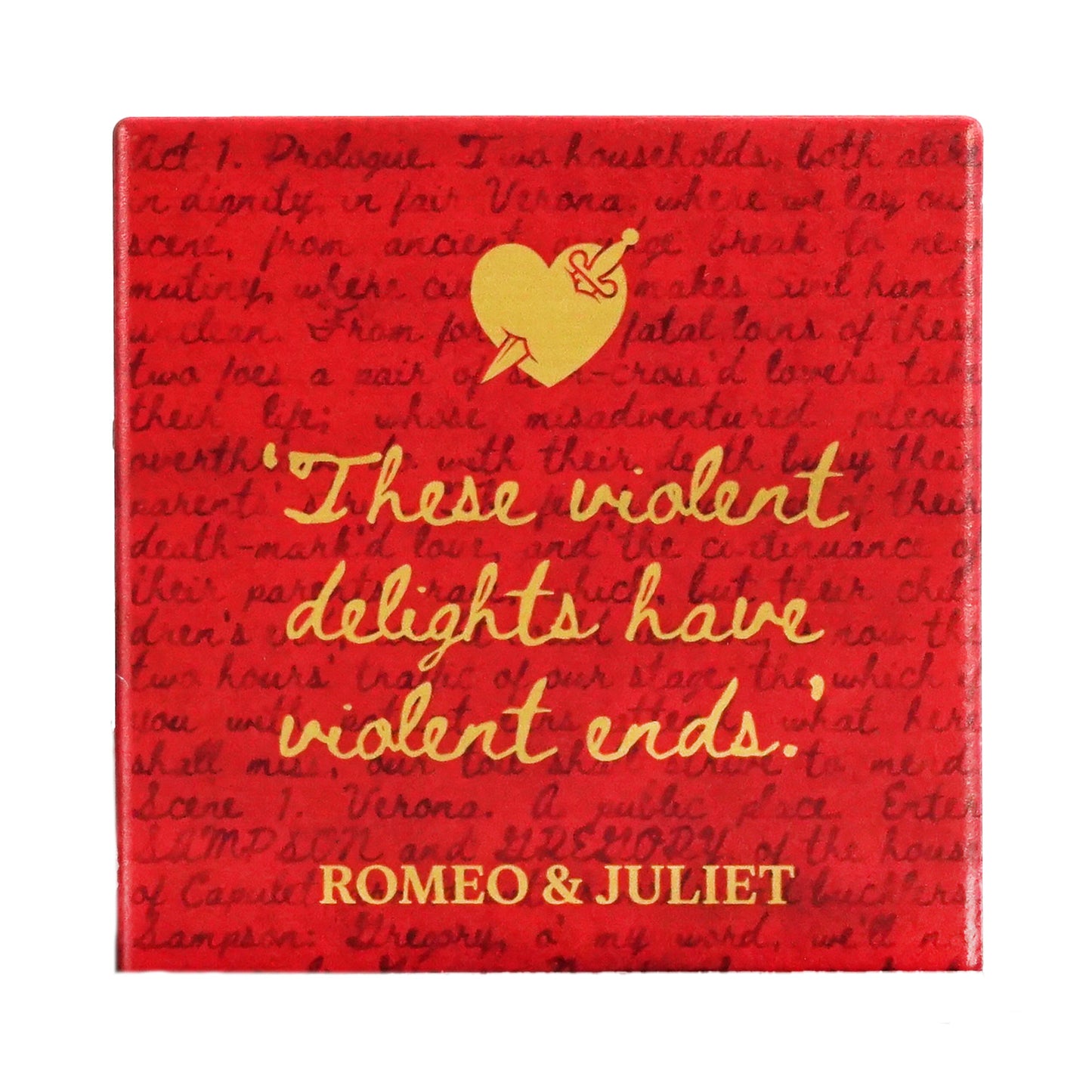 Shakespeare Romeo and Juliet Ceramic Coaster