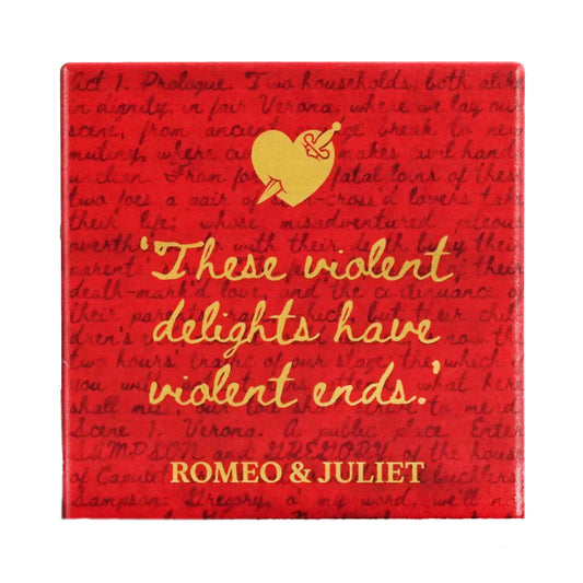 Shakespeare Romeo and Juliet Ceramic Coaster
