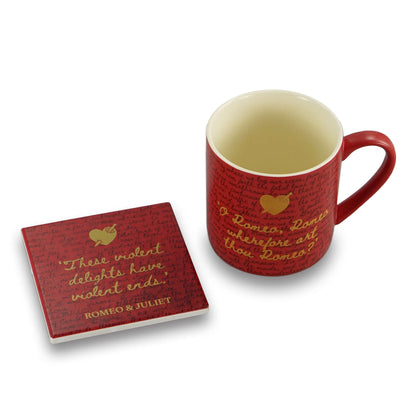 Shakespeare Romeo and Juliet Ceramic Coaster