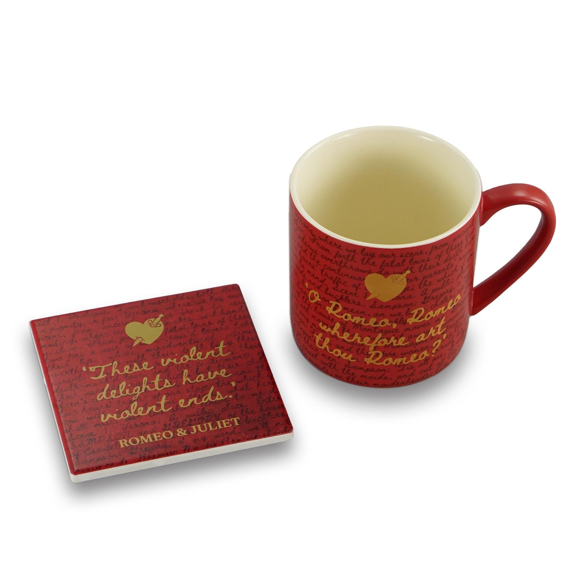 Coaster Single Ceramic - Shakespeare (Romeo & Juliet))