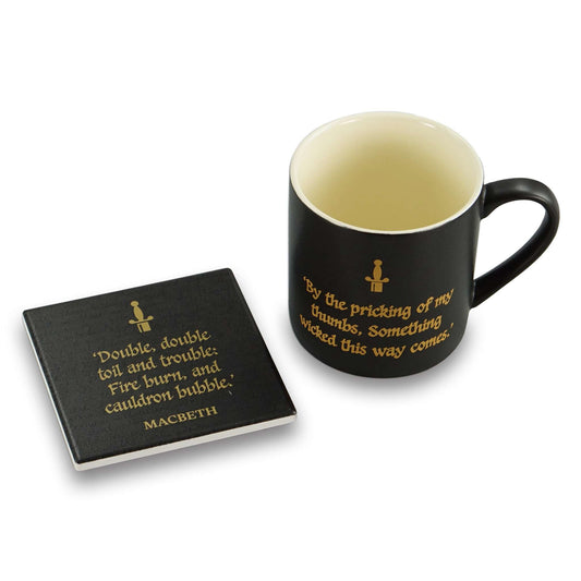 Shakespeare Macbeth Ceramic Quote Coaster