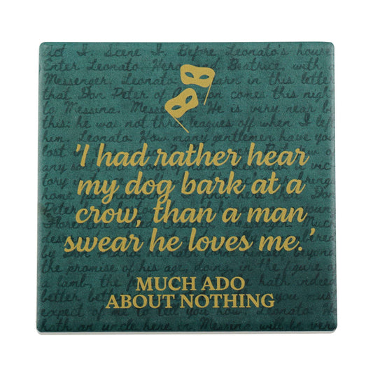 Shakespeare Much Ado Beatrice Ceramic Coaster