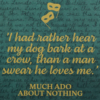 Shakespeare Much Ado Beatrice Ceramic Coaster
