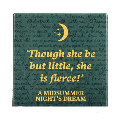Shakespeare Midsummer Night Ceramic Coaster