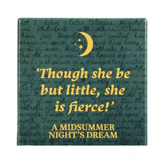 Shakespeare Midsummer Night Ceramic Coaster