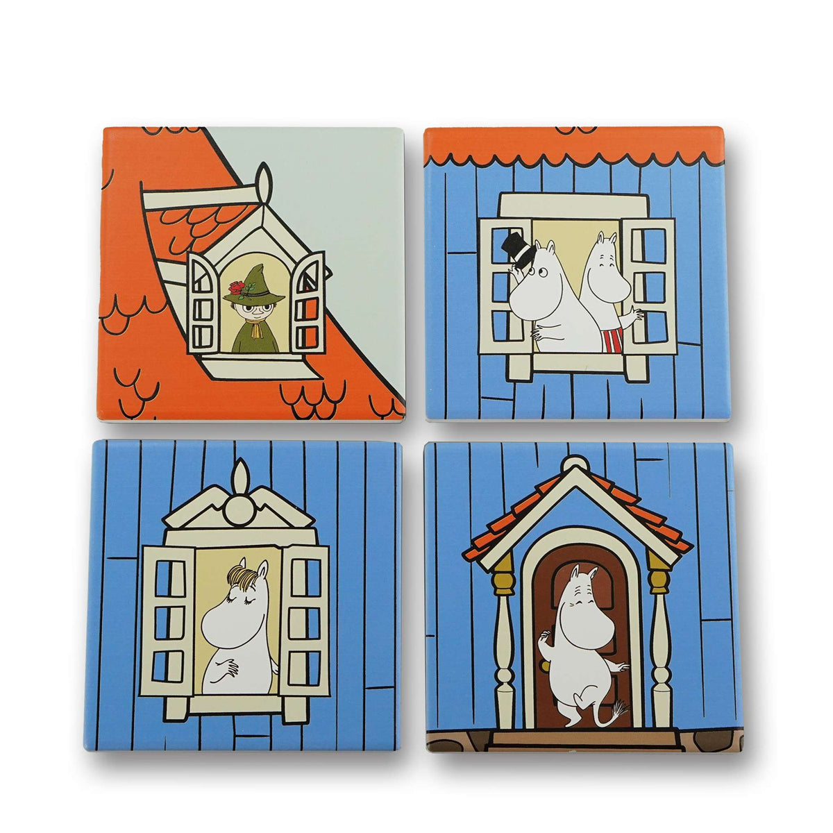 Moominhouse Set of 4 Stoneware Coasters