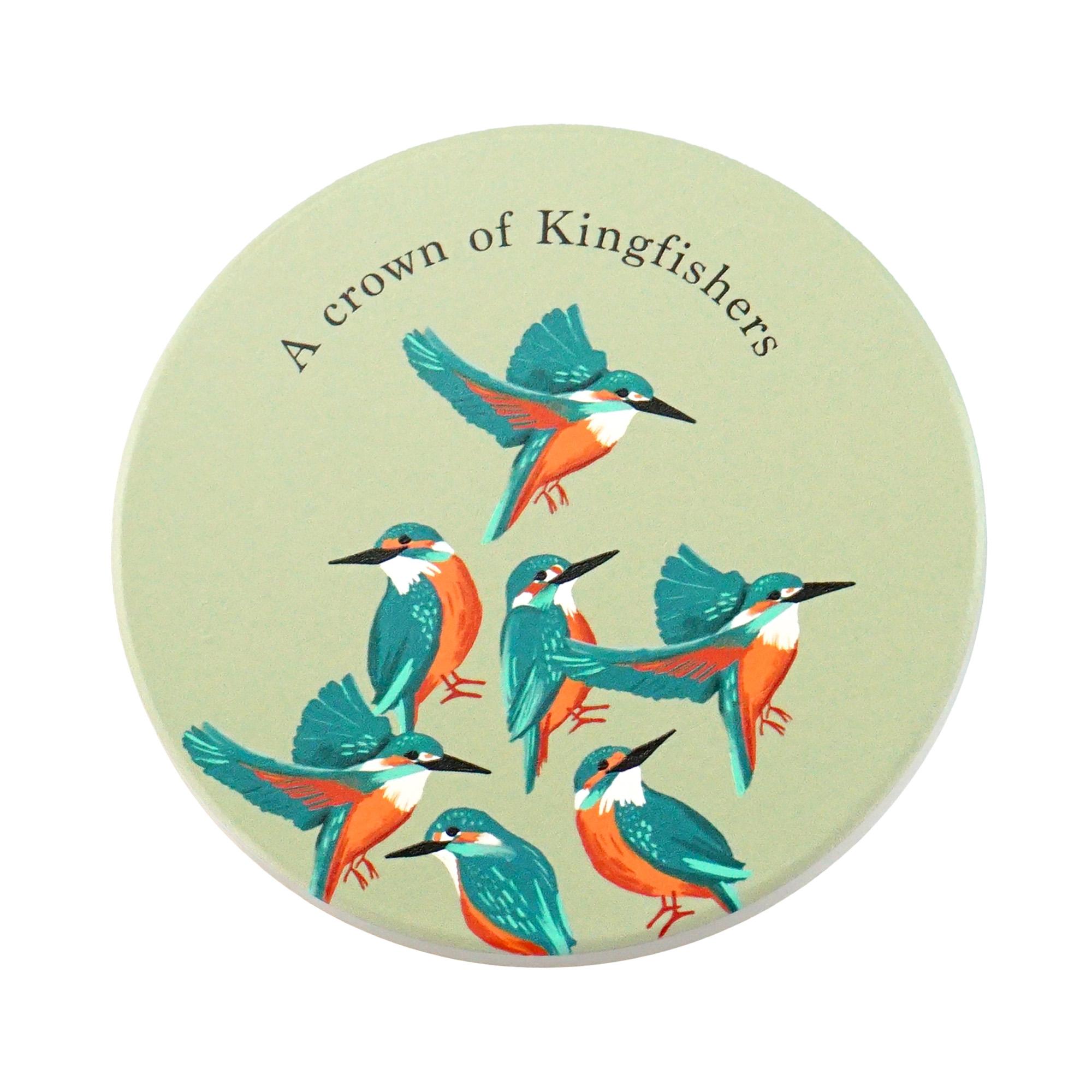 Coasters Set of 4 Ceramic - RSPB (Flock)