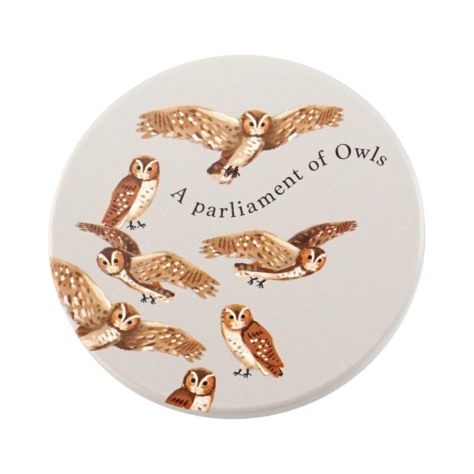Coasters Set of 4 Ceramic - RSPB (Flock)