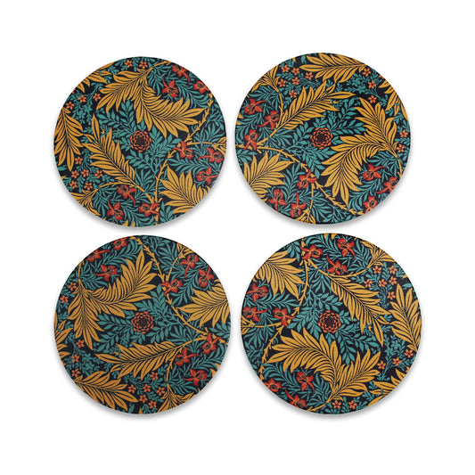William Morris Larkspur Set of 4 Ceramic Coasters