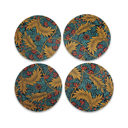 William Morris Larkspur Set of 4 Ceramic Coasters