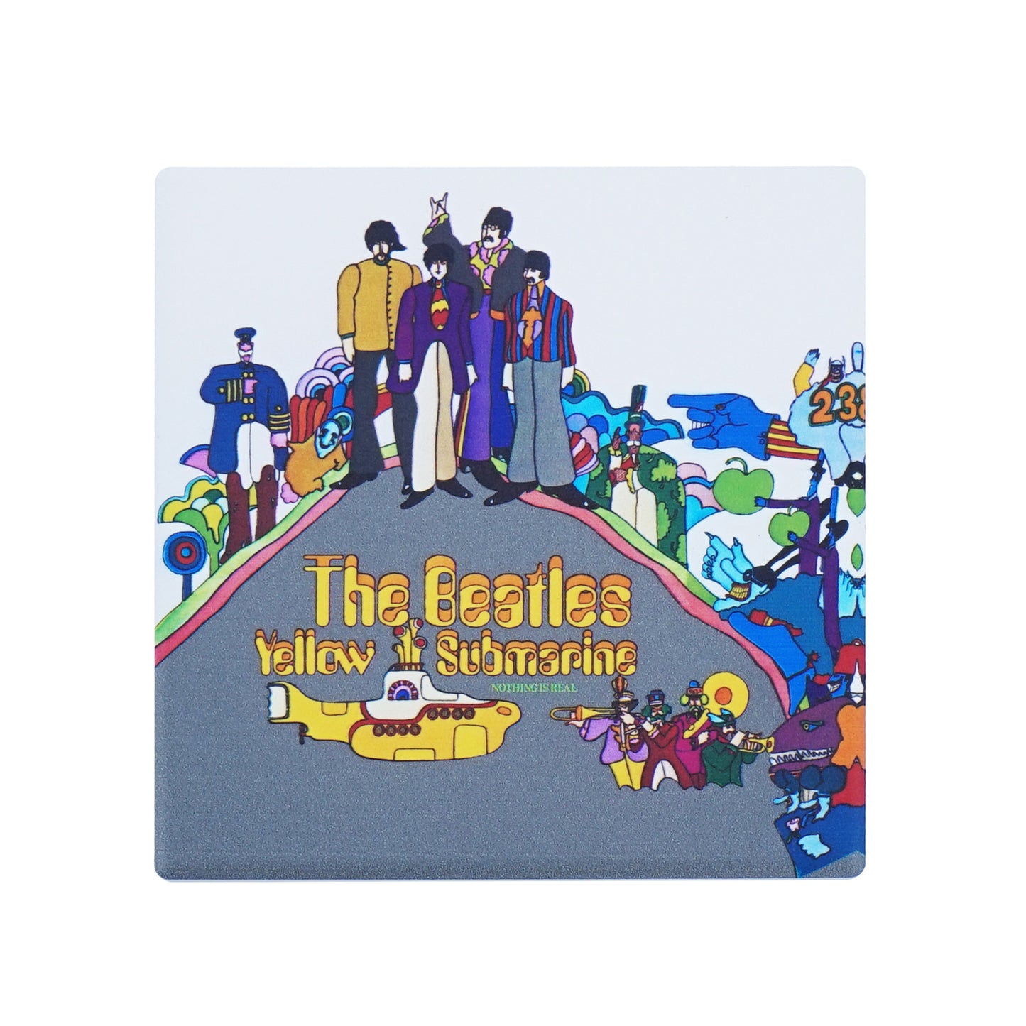 The Beatles Yellow Submarine Stoneware Coaster