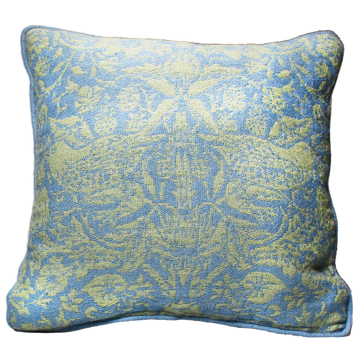 William Morris Strawberry Thief Sage Square Cushion