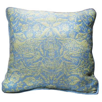 William Morris Strawberry Thief Sage Square Cushion