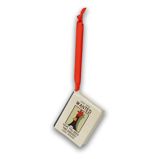 Wallace & Gromit Feathers McGraw Book Shaped Hanging Decoration