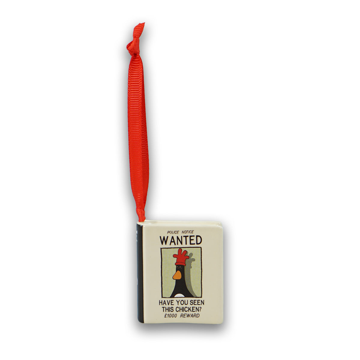 Wallace & Gromit Feathers McGraw Book Shaped Hanging Decoration