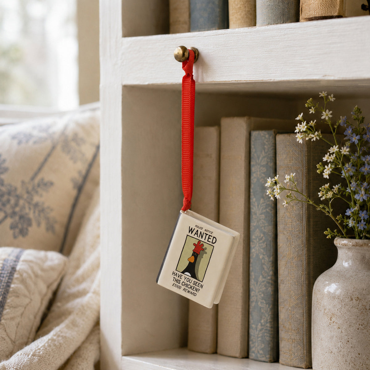 Wallace & Gromit Feathers McGraw Book Shaped Hanging Decoration
