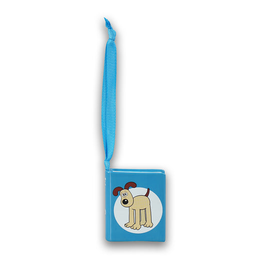 Wallace & Gromit Book Shaped Hanging Decoration featuring Gromit