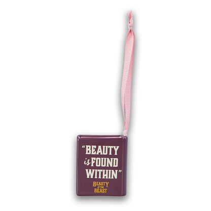 Book Hanging Decoration - Beauty & the Beast
