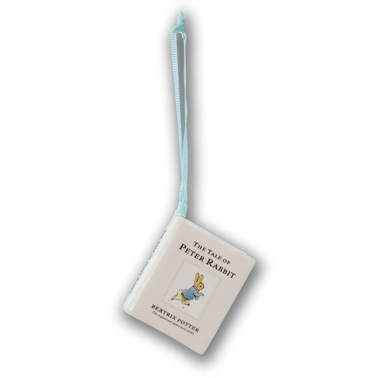 Peter Rabbit Book Cover Ceramic Hanging Decoration