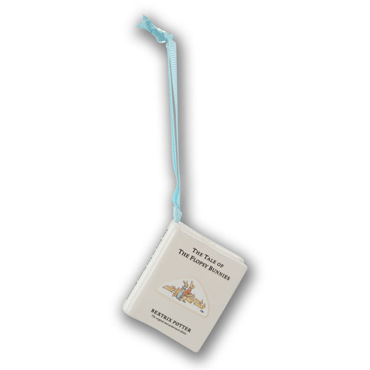 Peter Rabbit Flopsy Bunnies Ceramic Book Decoration