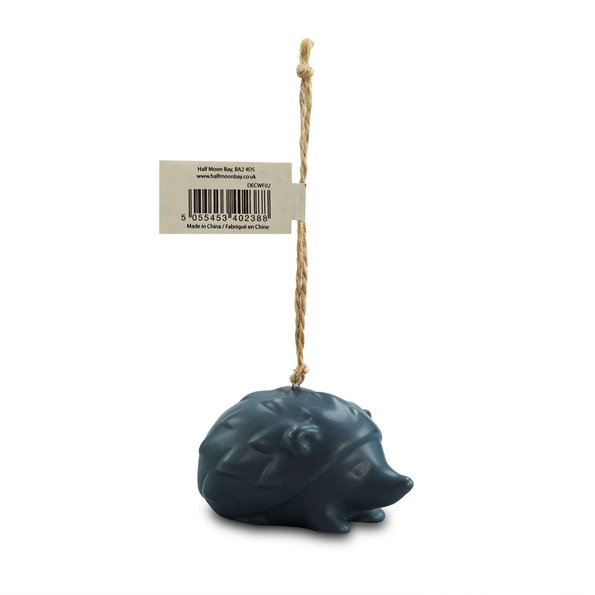 Hanging Decoration - Woodland Folk (Navy Hedgehog)